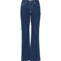 Cheap Pulz Talia Uhw Jeans Bootcut - Dark Blue Antal