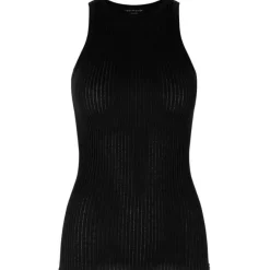 Outlet Rosemunde Silk Tank Top - Black Antal