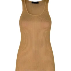 Store Rosemunde Silk Tank Top - Portobello Brown Antal