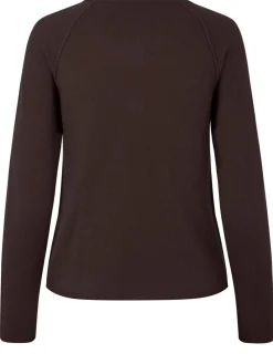 Sale Rosemunde Wool & Cashmere Cardigan Ls - Black Brown Antal