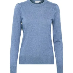 Clearance Saint Tropez Mila Pullover - Colony Blue Antal