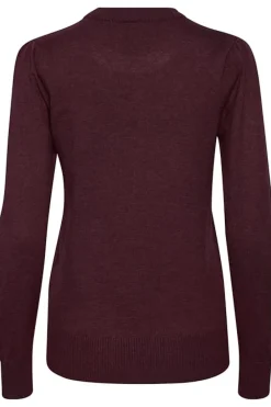 Hot Saint Tropez Mila Pullover - Tawny Port Melange Antal