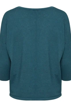Store Saint Tropez Mila R-Neck Pullover - Reflecting Pond Antal