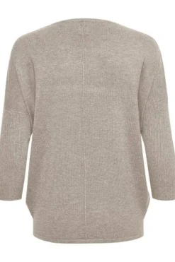 Discount Saint Tropez Mila R-Neck Pullover - Atmos Melange Antal