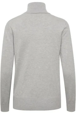 Flash Sale Saint Tropez Mila Rollneck Pullover - Pearl Grey Melange Antal