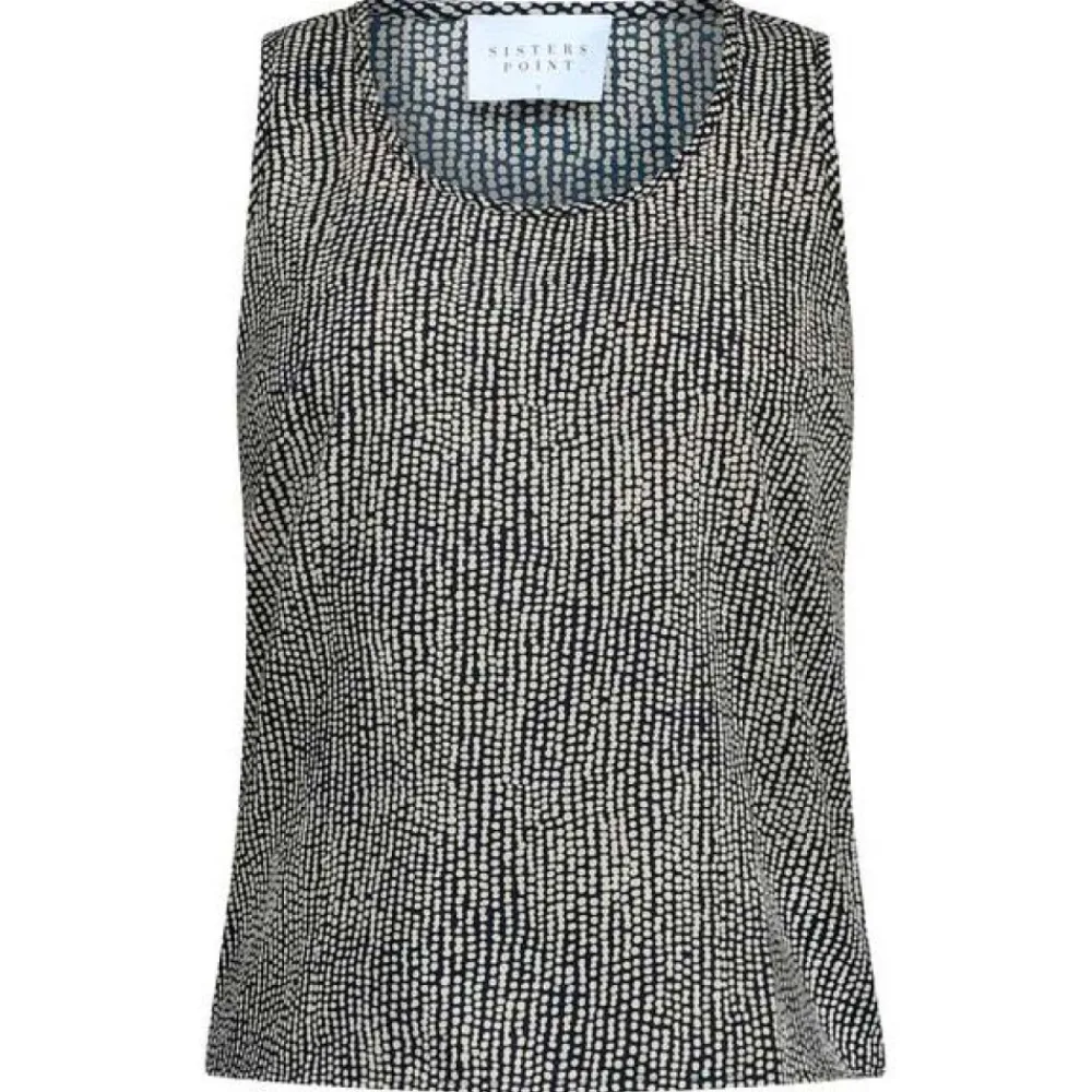 Discount Sisters Point Mena-Ta1 Top -Navy/Dot Antal