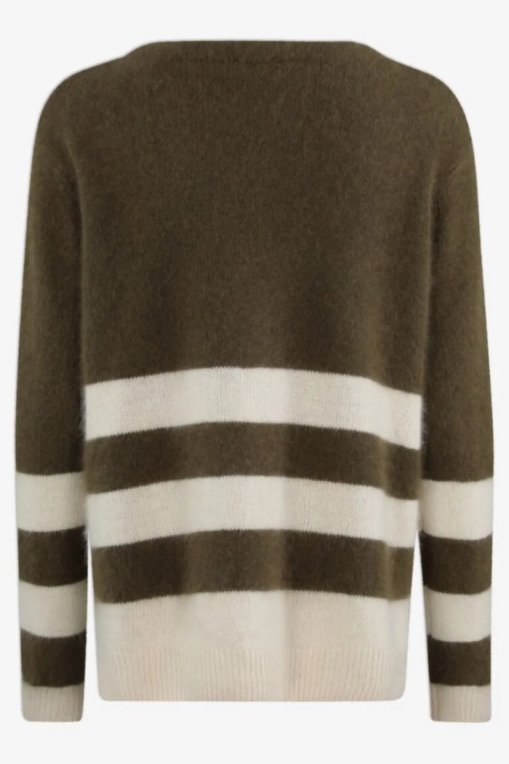 Outlet Six Ames Joie Stripe - Army / Off White Antal