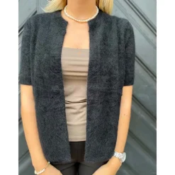 Discount Six Ames Olive Cardigan - Black Antal