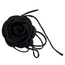 Store Pico Small Satin Rose String - Black Antal