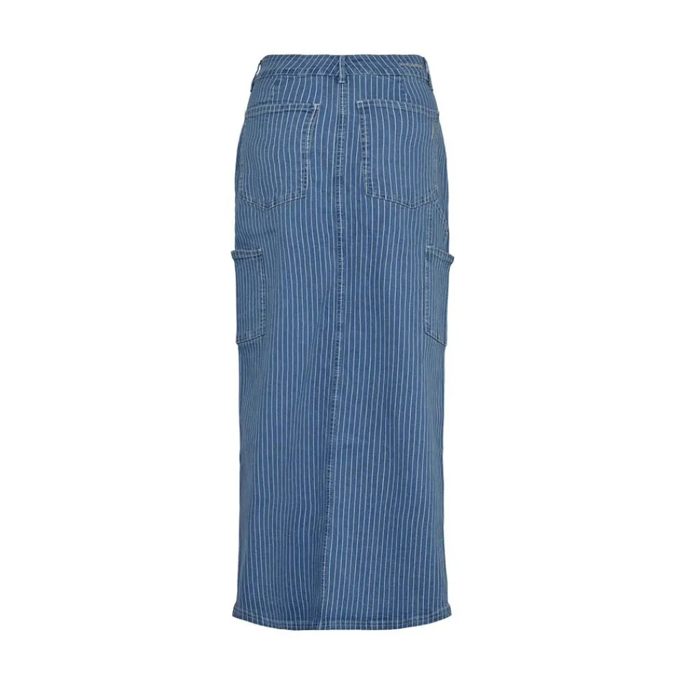 New Sofie Schnoor Skirt - Light Blue Striped Antal