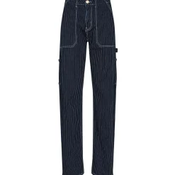 Discount Sofie Schnoor Trousers - Dark Blue Striped Antal