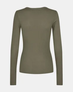 Best Sale Sofie Schnoor T-Shirt Long Sleeve - Army Green Antal