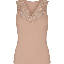 Hot Tim & Simonsen Tim & Simonsen Belen V- Lace Top - Nude Antal