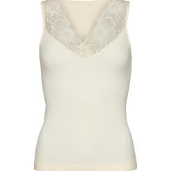 Store Tim & Simonsen Tim & Simonsen Belen V-Lace Top - Panna Antal