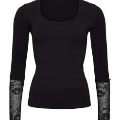 Cheap Tim & Simonsen Tim & Simonsen Mary Blouse Ls W. Lace - Black Antal