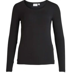 Shop VILA Vidaisy Top - Black Antal