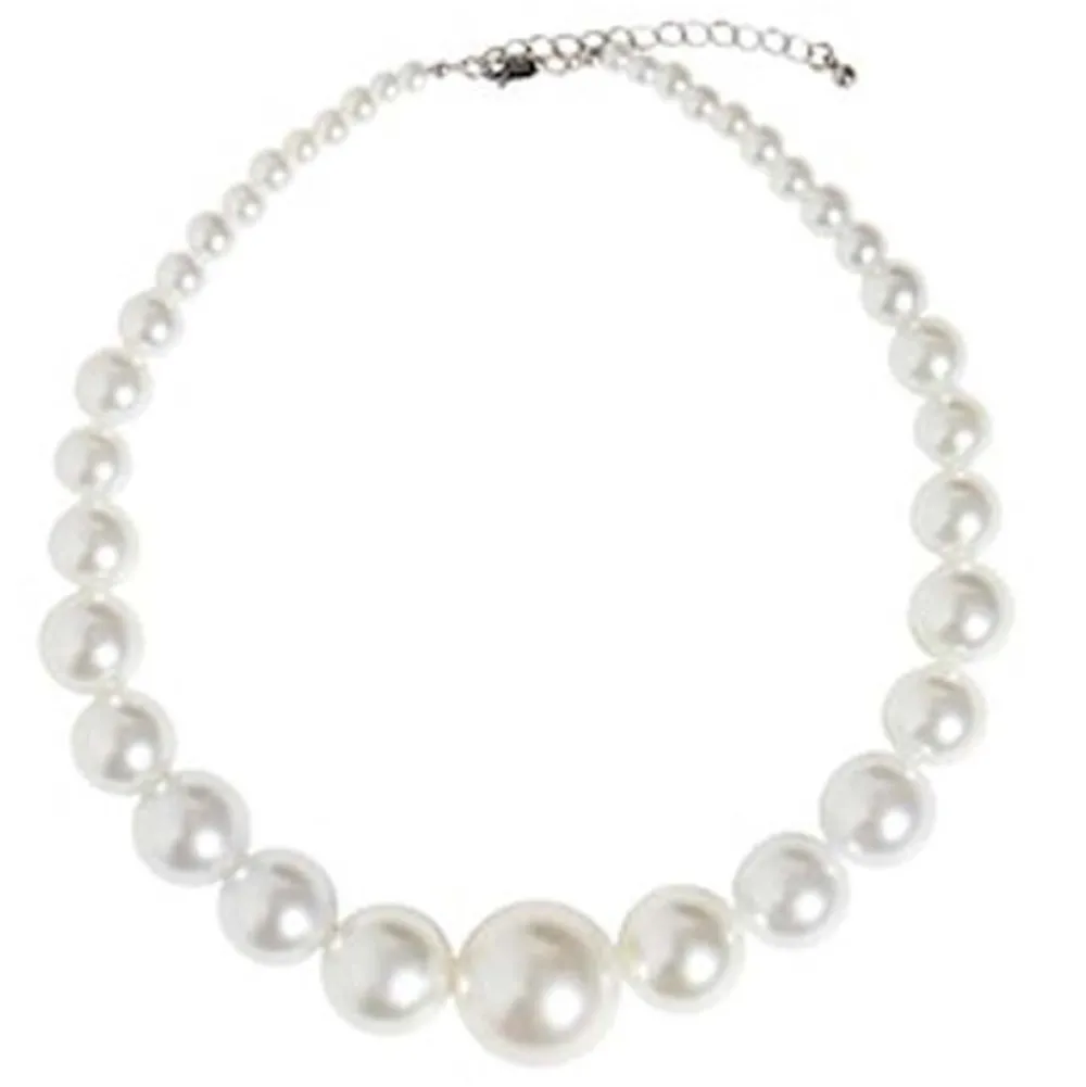 Fashion VILA Viswann Necklace - White Sand Antal