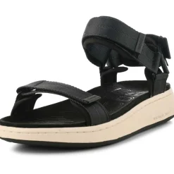 Shop Woden Line Sandal - Black Antal