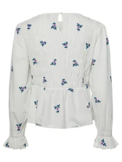 Cheap YAS Y.A.S. Mila Ls Shirt - Star White Antal