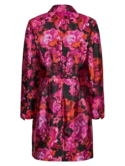 Flash Sale YAS Y.A.S. Twilightgarden Ls Blazer Dress - Black/Twilight Garden Antal