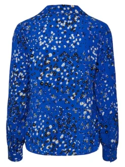 Cheap YAS Y.A.S minny Ls Top Shirt - Blue Lolite Minny Print Antal
